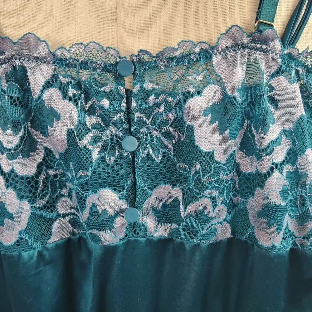 Auden intimates Teal Green Teddy Size M - Picture 6 of 6